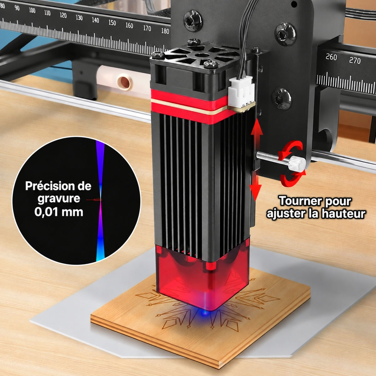 Graveur laser de bureau haute précision