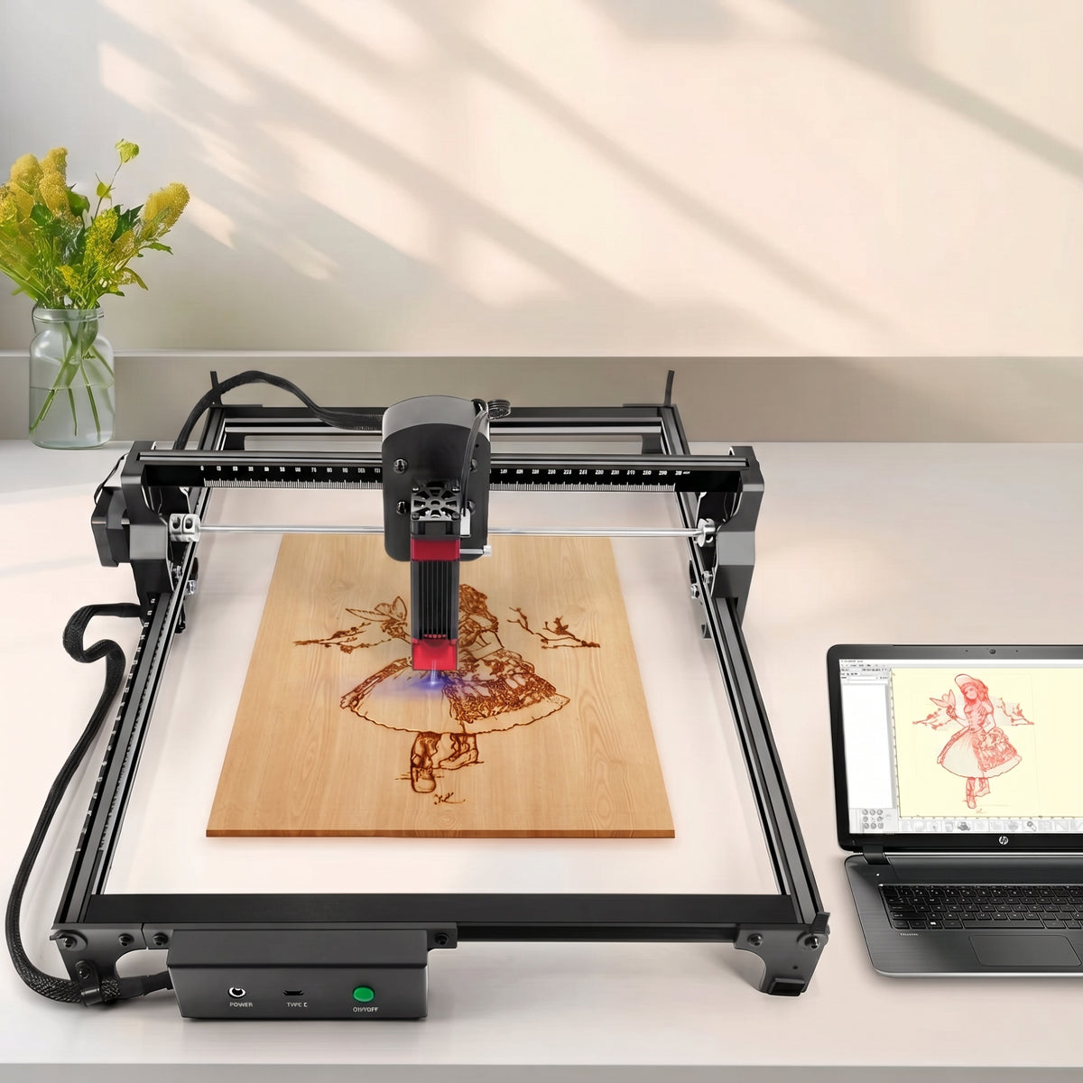Graveur laser de bureau haute précision