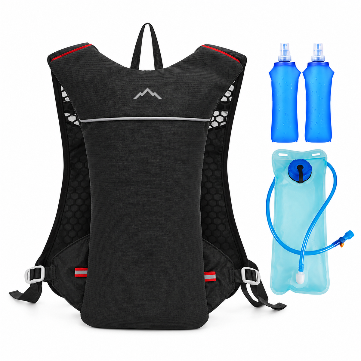 Gilet d'hydratation de course avec poche d'eau